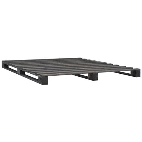 Giroletto In Pallet Grigio Legno Massello Di Pino 140x200 Cm - Foto 1