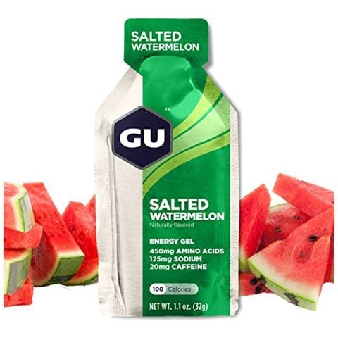 Gu Energy Gel Salted Watermelon, 20mg Caffeina, Box Da 24 Gel Da 32g - Foto 1