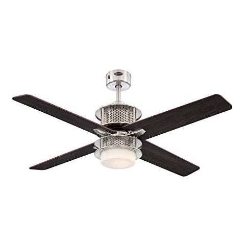 Oscar Ceiling Fan, Brushed Nickel, 122 Cm - Foto 1