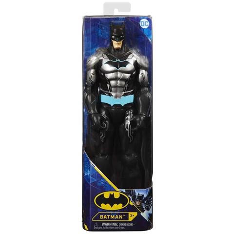 Dc Comics, Batman, Personaggio Bat-tech Con Armatura Nera Da 30 Cm, Per Bambini Dai 3 Anni In Su - Foto 2
