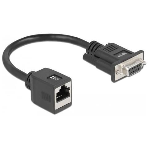 Adattatore Seriale Rs-232/422/485 Delock Da Presa Db9 A Presa Rj45 - Foto 2