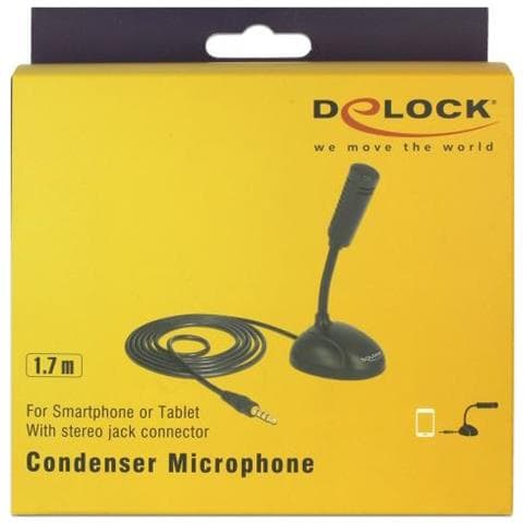 Delock Condensatore Microfono Omnidirezionale Per Smartphone / tablet Mi - Foto 2