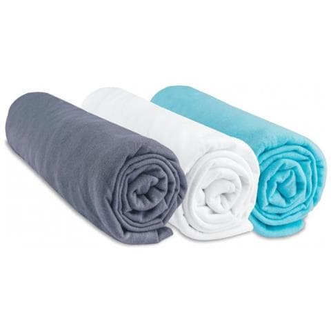 Set Di 3 Lenzuola Con Angoli In Jersey Di Cotone 100% - 40x80 / 40x90 Cm - Foto 1