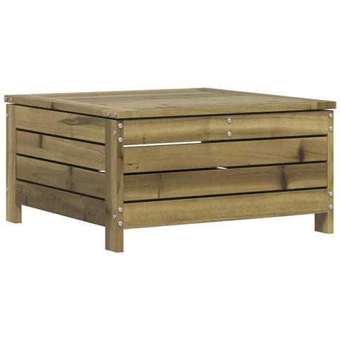 Poggiapiedi da Giardino 62x63,5x32 cm Legno Impregnato di Pino - Foto 2
