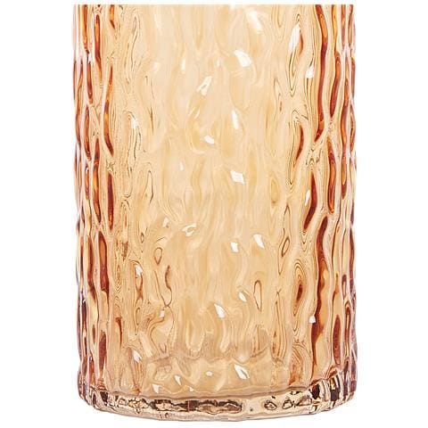 Vaso Da Fiori Platania Vetro Arancione - Foto 2
