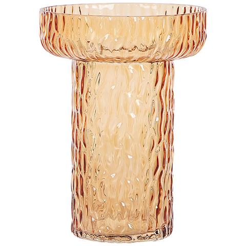 Vaso Da Fiori Platania Vetro Arancione - Foto 5