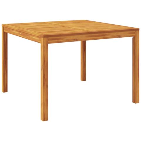 Tavolo Da Pranzo Da Giardino 110x110x75cm Legno Massello Acacia - Foto 2