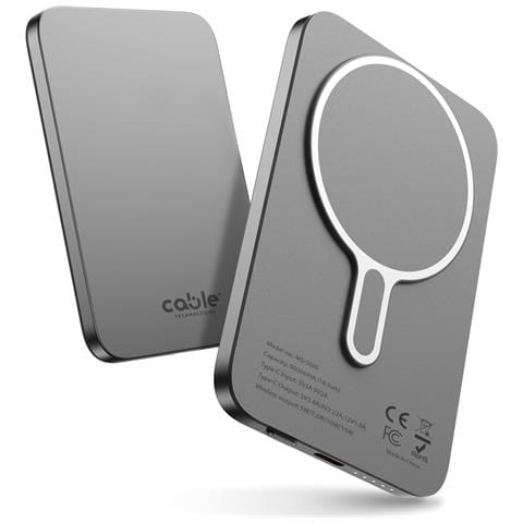 Magpower Powerbank Wireless Magnetico 5000mah Pd20w Usb-c Ultra Sottile, Leggero, Ricarica Rapida, Batteria Esterna Power Bank Caricatore Portatile Universale Iphone, Samsung Ecc - Foto 1