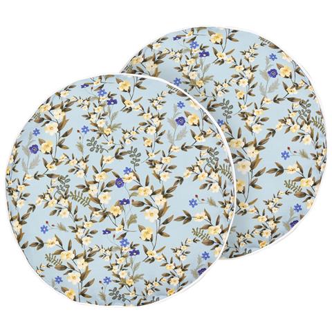 Set Di 2 Cuscini Poliestere Azzurro Valloria - Foto 6