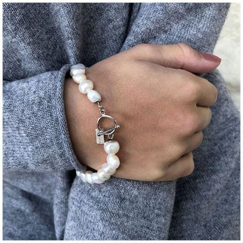 Menoa Bracciale Argento /perla Bianca - Foto 2
