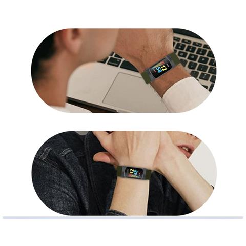 Sostituzione Cinturino Dell'orologio Per Fitbit Charge5/6 Red - Foto 4