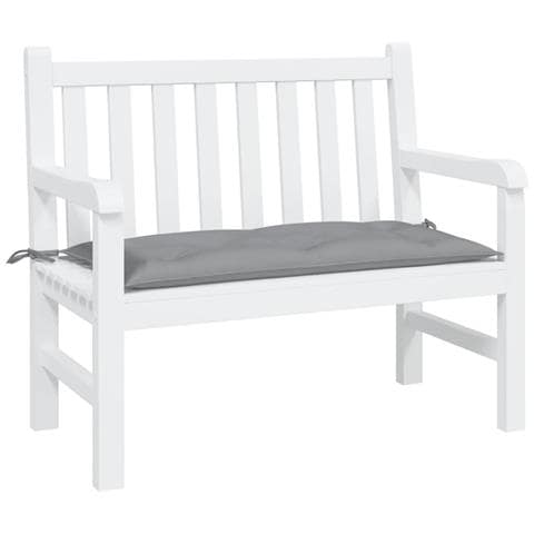 Cuscino Per Panca Grigio 100x50x7 Cm In Tessuto Oxford - Foto 1