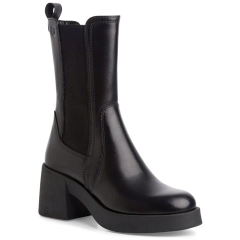 Black Casual Closed Chelsea Booties Stivaletti Pelle Scarpe Donna Nero Eu 40, 1-25451-43 001 - Foto 1