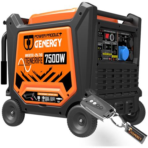 Generatore Inverter Insonorizzato Genergy Tenerife Rc 7500w Avviamento Elettrico/a Distanza -gruppi Elettrogeni - Foto 1