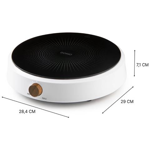 Piano Cottura DO30112IP a Induzione - 1 Fuoco Colore Bianco - Foto 5