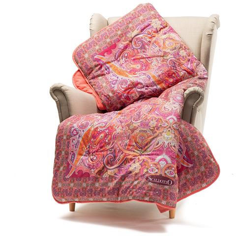 Scaldotto Cm 130x170 Mandarin In Cotone Colore Rosa Misura Cm 130x170 - Foto 1