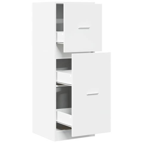 Armadietto da Farmacia Bianco 40x41x118 cm in Truciolato - Foto 1