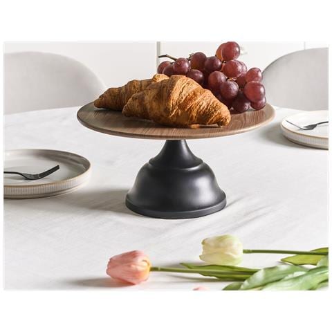 Alzata Per Torta Brioche Metallo Nero - Foto 1