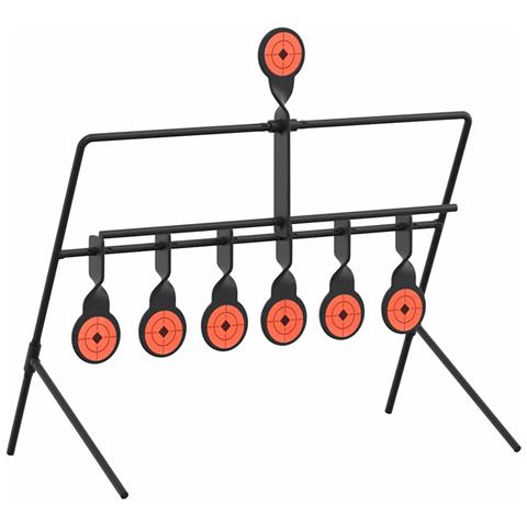 Bersaglio che si ripristina Nero 38 x 20.5 x 33 cm Acciaio - Foto 1