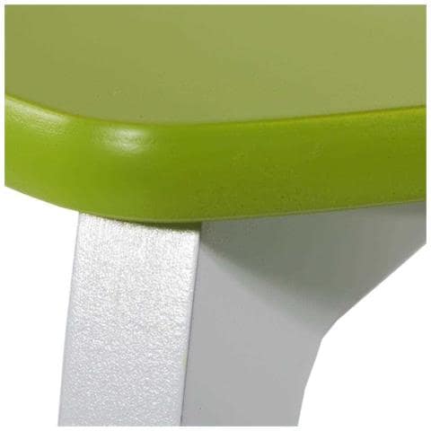 Set Tavolo E 2 Sgabelli In Legno Bianchi /verdi 96x48x42 H Cm - Foto 6