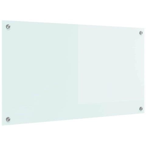 Rivestimento da Cucina Bianco 90 x 50 cm vetro temperato - Foto 1