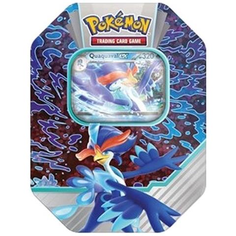 Pokemon Paldea Partners Tins: Quaquaval Ex Tin - Foto 1