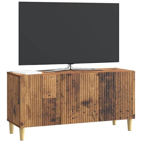 Mobile TV Legno antico 99 x 34,5 x 50 cm Legno ingegnerizzato - Foto 2