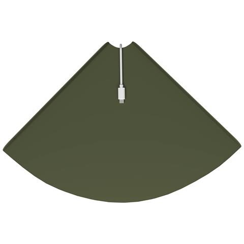 Mensola sospesa 2 pcs Verde oliva 30 x 30 x 2 cm - Foto 9