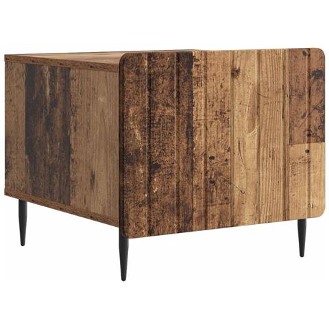 Tavolino da salotto con cassetto Legno antico 49 x 50 x 42 cm - Foto 1