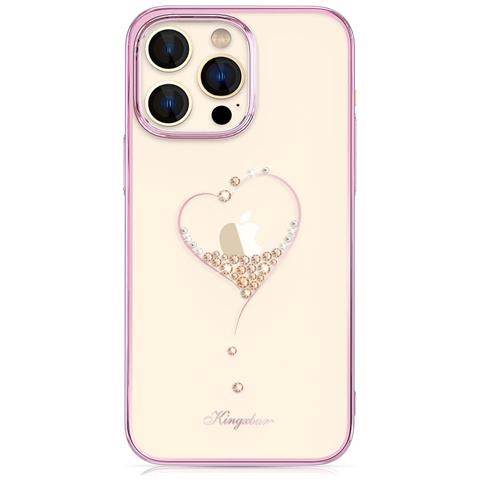 Kingxbar Wish Series Custodia Per Iphone 14 Plus Decorata Con Cristalli Rosa - Foto 6