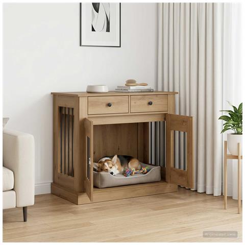 Mobile da cassa per cani Rovere Artigianale 90 x 47,5 x 80 cm - Foto 2