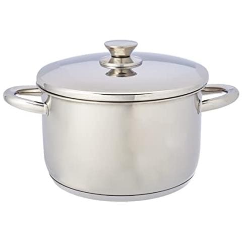 40124 Pentola Vitrocor INOX con coperchio, argento, 24 cm - Foto 3