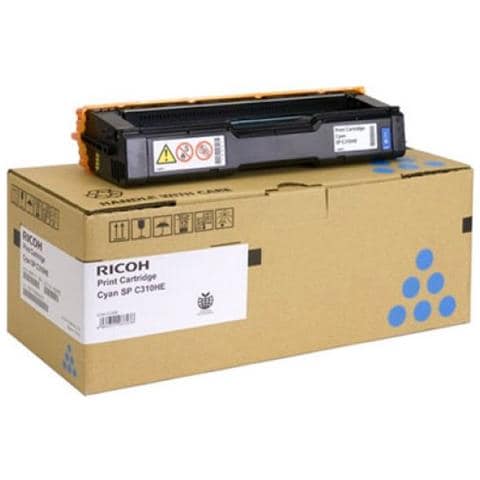 407637 Toner Originale Ciano per SPC320DN / SPC231SF Capacità 6000 Pagine - Foto 1