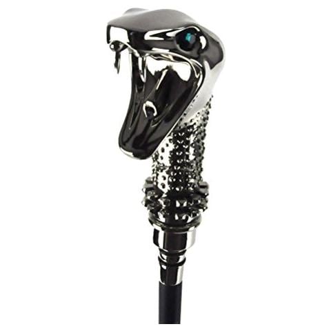 Bastone Lucius Malfoy Harry Potter Con Nascosto Bacchetta Magica - Foto 1