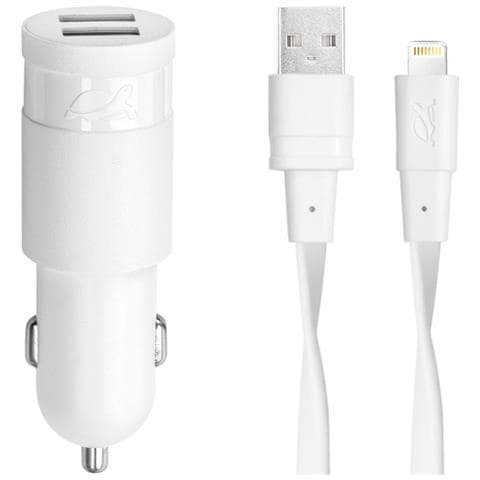 Caricabatteria da Auto VA4225 WD2 EN 2 USB Colore Bianco - Foto 1