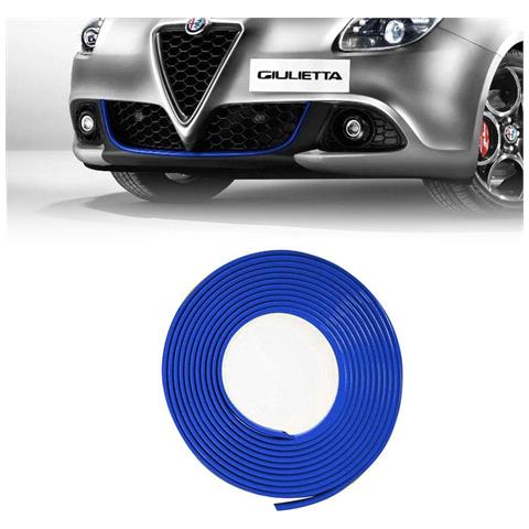 Profilo Blu Adesivo per Dam Paraurti Anteriore Alfa Giulietta con Biadesivo 3M APT - Foto 1
