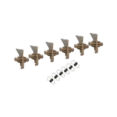 6xupper Picker Finger W/spring Km3050,km4050,km5050#2bl20080 - Foto 2