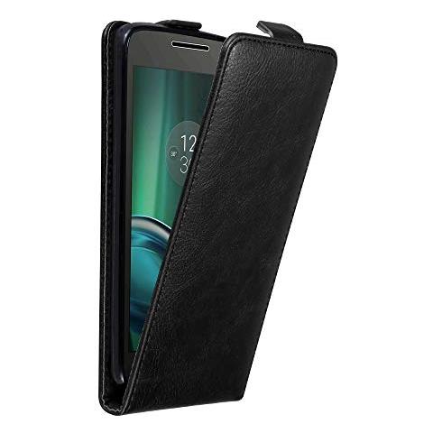 Custodia Compatibile Con Motorola Moto G4 / G4 Plus In Nero Di Notte - Coperchio Protettivo In Design Flip Con Chiusura Magnetica - Foto 1