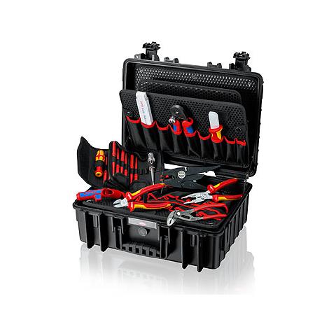 Knipex 00 21 35 cassetta per attrezzi Nero Alluminio, Polistirolo - Foto 2