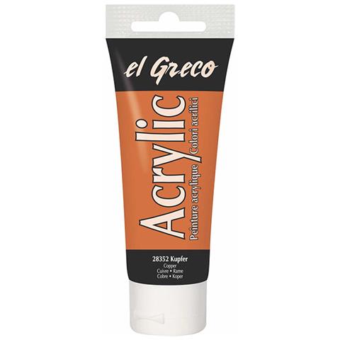 Colore Acrilico El Greco 75 Ml Di Rame - Foto 1