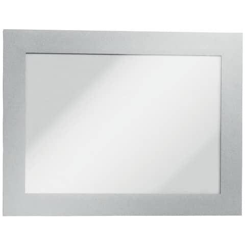 Cornici Con Pannello Magnetico Duraframe® A6 Argento Metallizzato 176x130mm Conf. 2 - 487023 - Foto 1