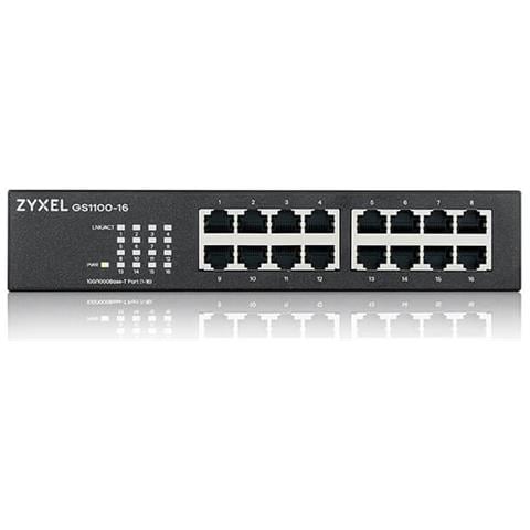Switch di Rete GS1100-16 con 16 Porte Gigabit Ethernet (10/100/1000) Colore Nero - Foto 3