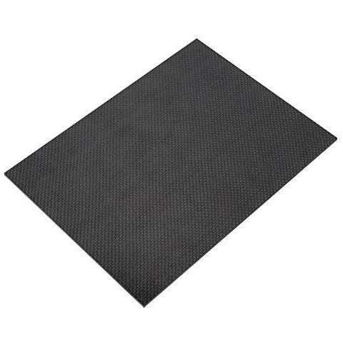 Piastra In Fibra Di Carbonio Fibra Di Alta Durezza Twill Carbonio Consiglio Piastra Scheda Con Brillante Superficie Lucida (200 300 0.5 Mm)  - Foto 2
