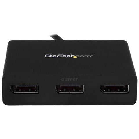 Hub USB-C DisplayPort a 3 porte collegabile a Margherita - Hub Splitter MST Tipo-C a DP per Monitor - Foto 2