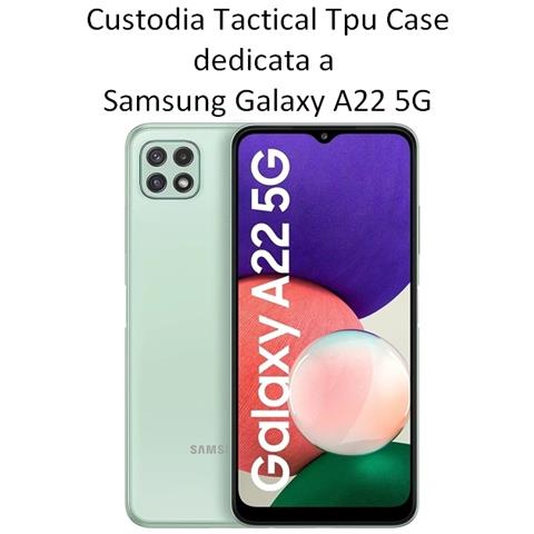 Custodia Originale Tpu Cover Case Per Samsung Galaxy A22 5g A226 Trasparente - Foto 2