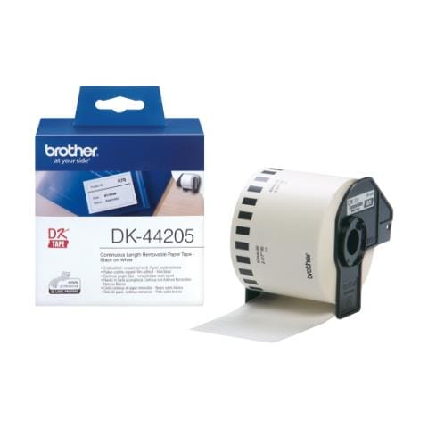 DK-44205 Nastro di Carta Rimovibile 6,2 cm / 30,48 m - Bianco - Foto 1