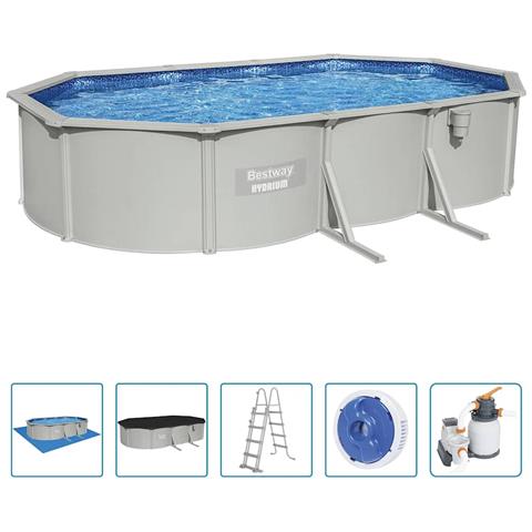 Piscina Fuoriterra Ovale Hydrium 610x360x120 Cm - Foto 1