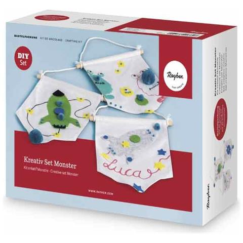 Kit Creativo Fanion Monster 21 X 18 Cm - Foto 1