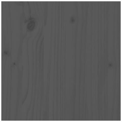 Credenza Grigia 83x41,5x100 Cm In Legno Massello Di Pino - Foto 10