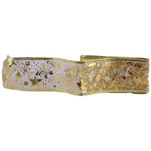 Nastro Decorativo Con Corde Luminose Natalizie Gold 1 M - Foto 3